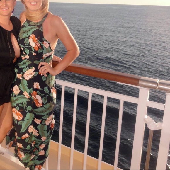 Lulus Temptation Island Maxi dress Floral size XL - Picture 2 of 5